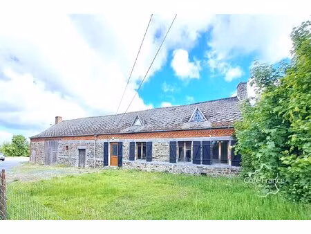 aisne mondrepuis - belle longère de plain-pied sur un terrain clos de 5 230 m2 avec fort..