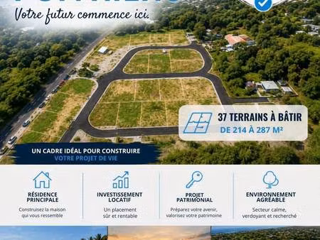 terrain constructible à vendre