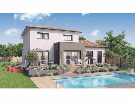 terrain avec maison neuve à vendre
