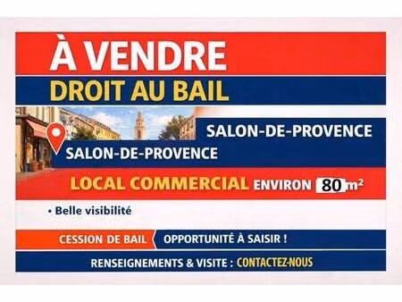 local commercial avec bail commercial