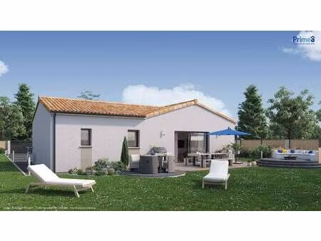 terrain avec maison neuve à vendre