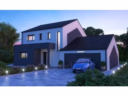 terrain avec maison neuve à vendre