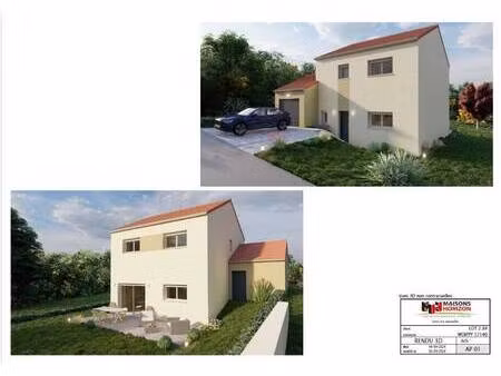 terrain avec maison neuve à vendre