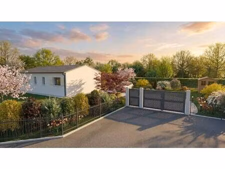 terrain avec maison neuve à vendre