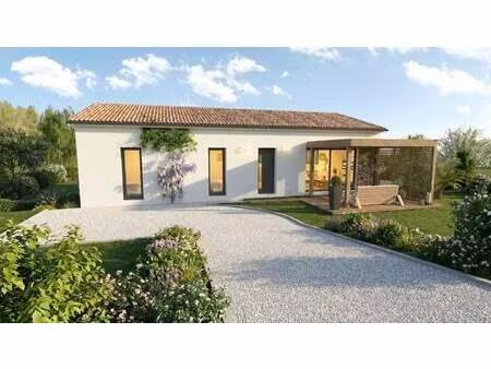 terrain avec maison neuve à vendre