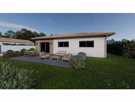 terrain avec maison neuve à vendre