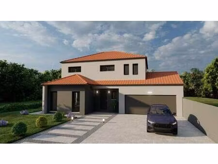 terrain avec maison neuve à vendre