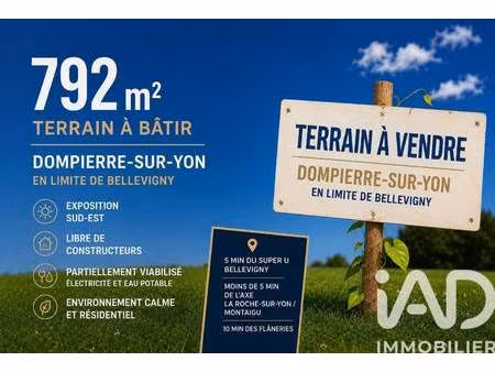 terrain constructible à vendre