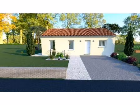 terrain avec maison neuve à vendre