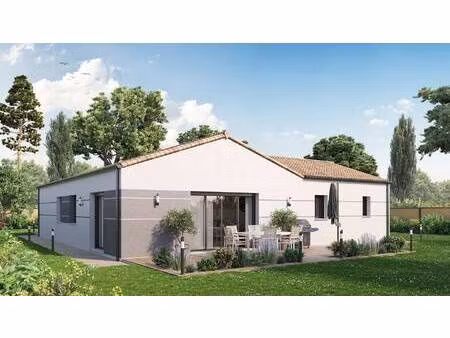 terrain avec maison neuve à vendre