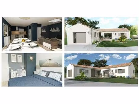 terrain avec maison neuve à vendre