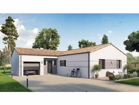 terrain avec maison neuve à vendre