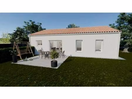 terrain avec maison neuve à vendre