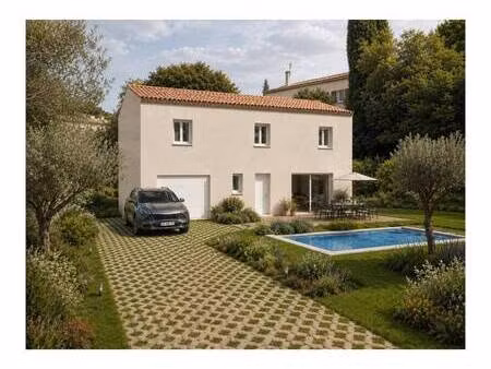 terrain avec maison neuve à vendre