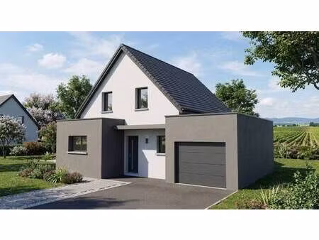 terrain avec maison neuve à vendre