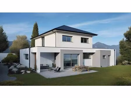 terrain avec maison neuve à vendre