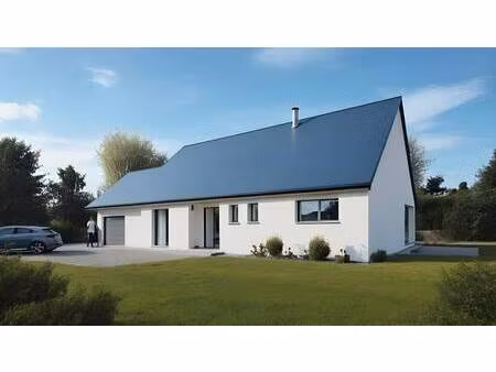 terrain avec maison neuve à vendre