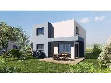terrain avec maison neuve à vendre