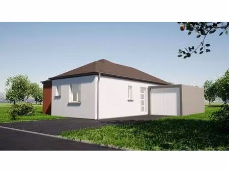 terrain avec maison neuve à vendre