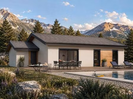 terrain avec maison neuve à vendre