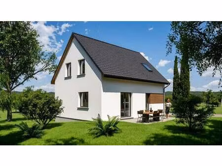 terrain avec maison neuve à vendre