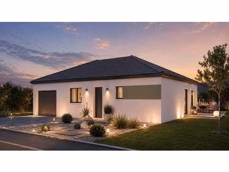 terrain avec maison neuve à vendre