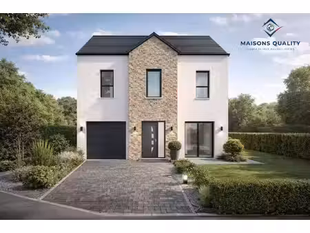 terrain avec maison neuve à vendre