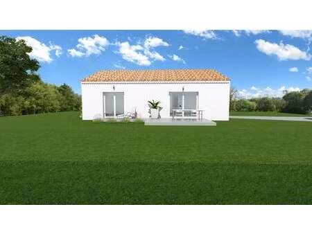terrain avec maison neuve à vendre