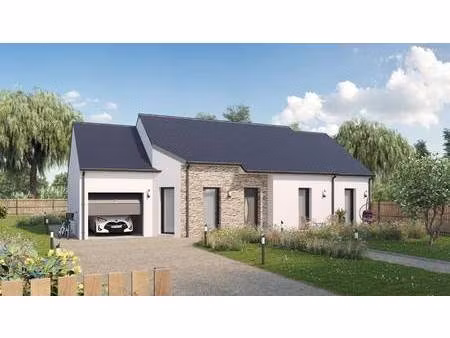 terrain avec maison neuve à vendre