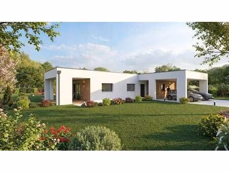 terrain avec maison neuve à vendre