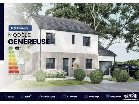 terrain avec maison neuve à vendre