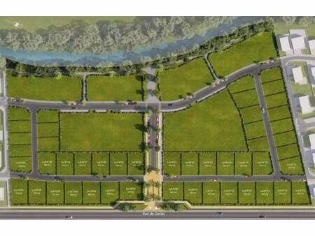 terrain constructible viabilisé à vendre