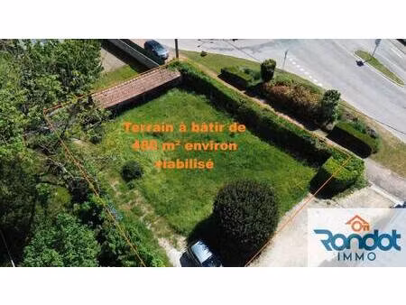 terrain constructible viabilisé à vendre