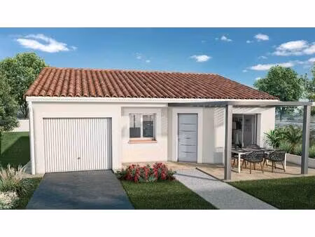 terrain avec maison neuve à vendre