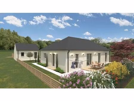 terrain avec maison neuve à vendre