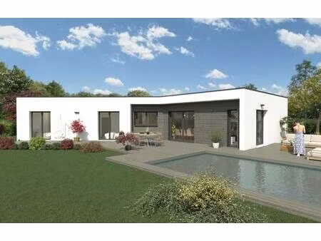 terrain avec maison neuve à vendre