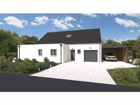 terrain avec maison neuve à vendre