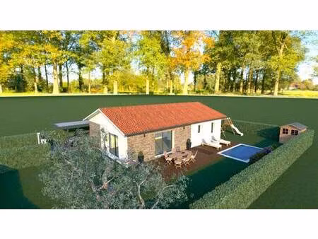 terrain avec maison neuve à vendre