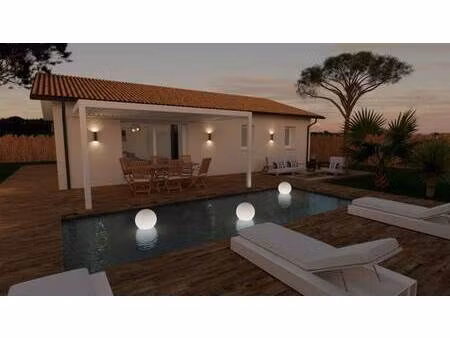terrain avec maison neuve à vendre