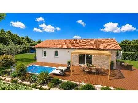 terrain avec maison neuve à vendre