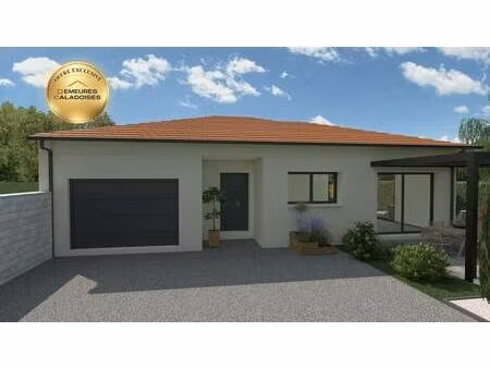 terrain avec maison neuve à vendre