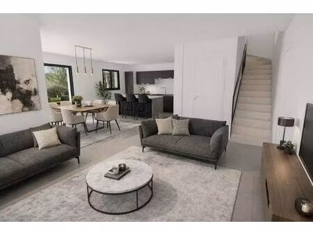 terrain avec maison neuve à vendre