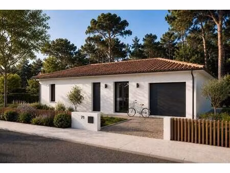 terrain avec maison neuve à vendre