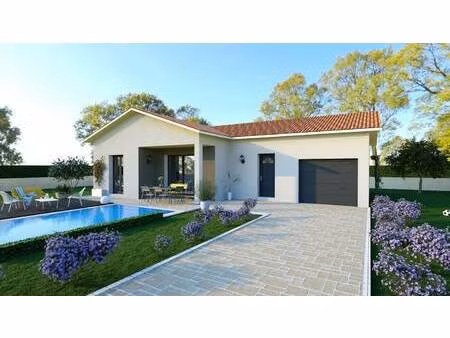 terrain avec maison neuve à vendre
