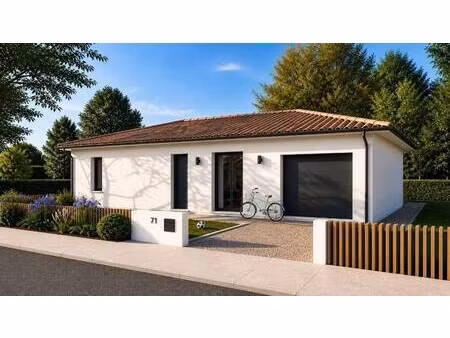 terrain avec maison neuve à vendre