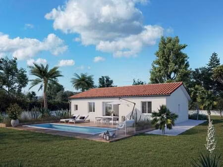 terrain avec maison neuve à vendre