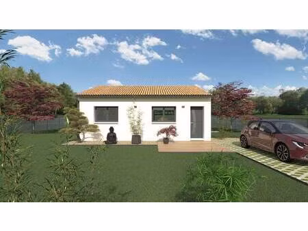 terrain avec maison neuve à vendre