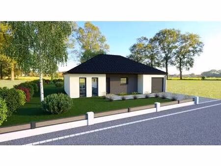 terrain avec maison neuve à vendre