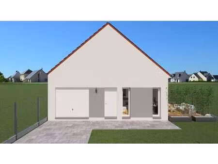 terrain avec maison neuve à vendre