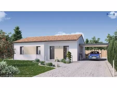 terrain avec maison neuve à vendre